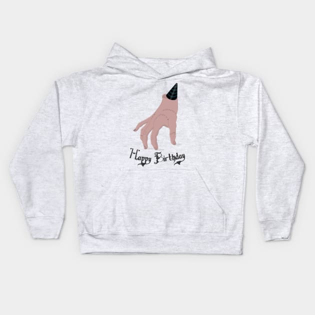 The Thing wishes you Happy birthday Kids Hoodie by Le petit fennec